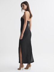 Joslin Silk Halterneck Maxi Dress - Image 4 of 5