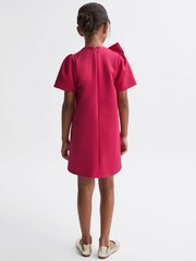 Reiss Pink Felicity Senior Scuba Bow Dress - Image 5 of 6