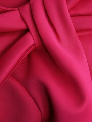 Reiss Pink Felicity Senior Scuba Bow Dress - Image 6 of 6