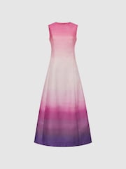 Leo Lin Ombre Sleeveless Midi Dress - Image 2 of 6