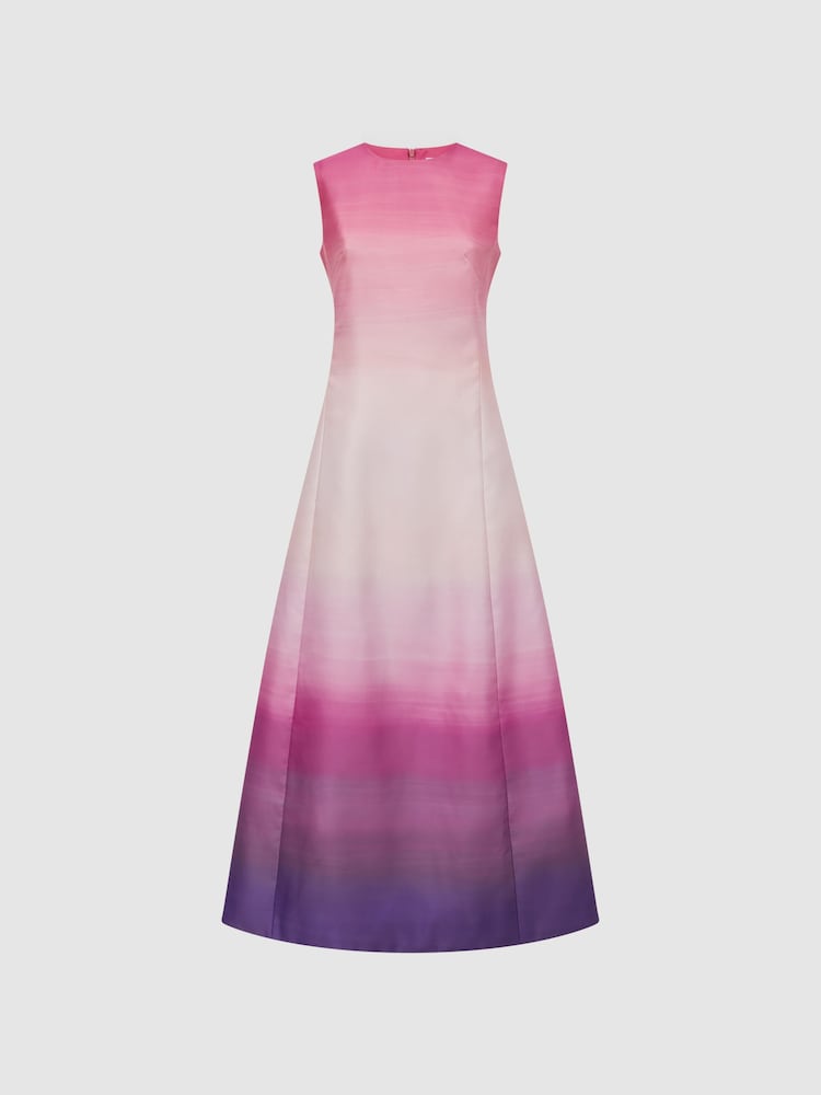 Leo Lin Ombre Sleeveless Midi Dress - Image 2 of 6