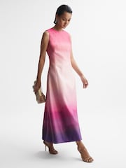 Leo Lin Ombre Sleeveless Midi Dress - Image 4 of 6