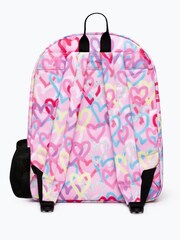 Hype. Kids Pink Graffiti Hearts Backpack - Image 2 of 4