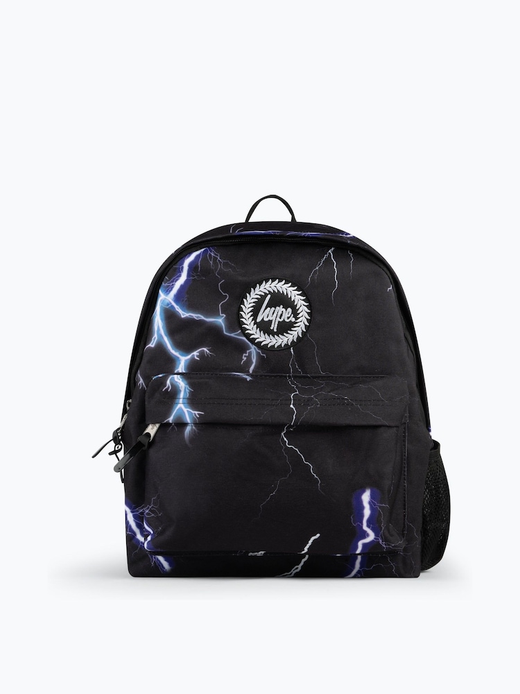 Hype. Kids Lightning Black Backpack - Image 1 of 5