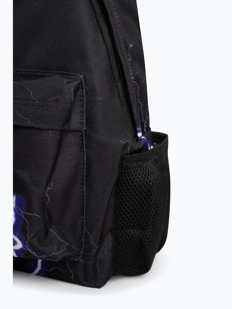Hype. Kids Lightning Black Backpack - Image 2 of 5