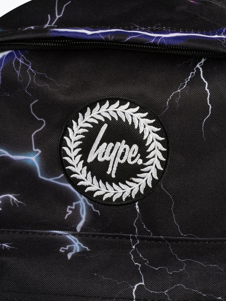 Czarny - Hype. Kids Lightning Black Backpack - Image 3 of 5