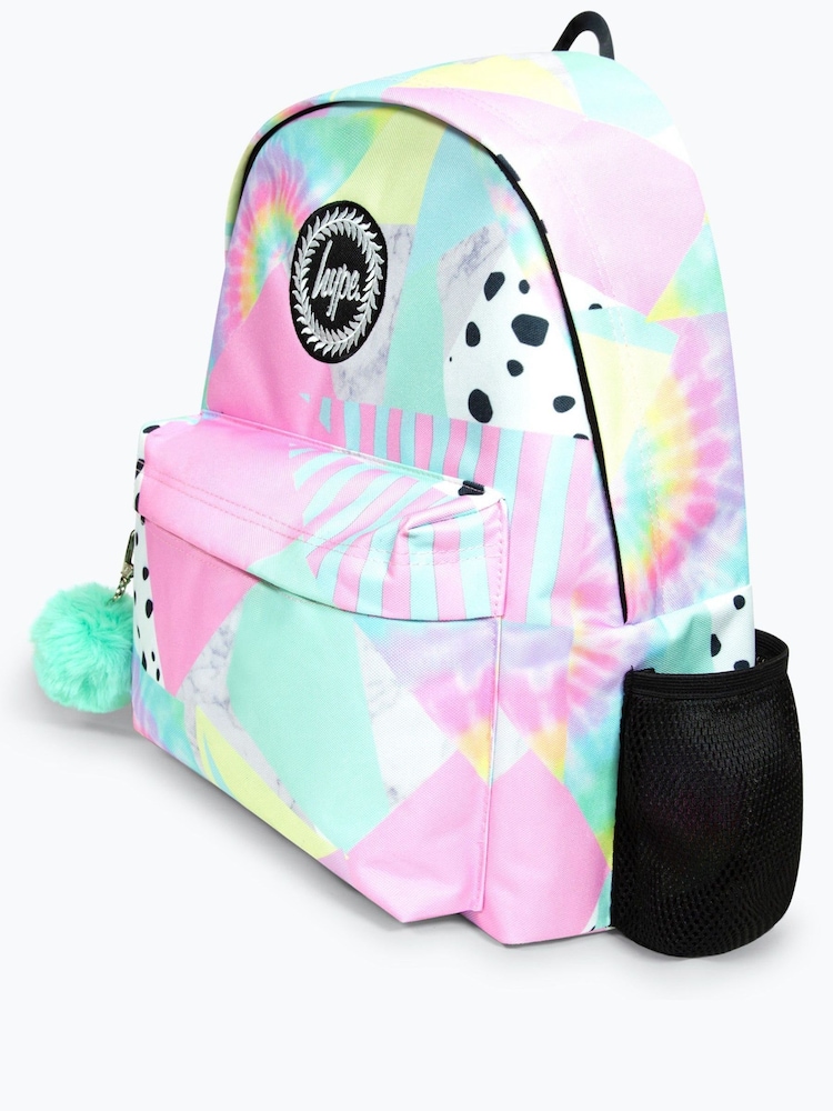 Hype. Kids Pink Pastel Collage Backpack - Image 4 of 11