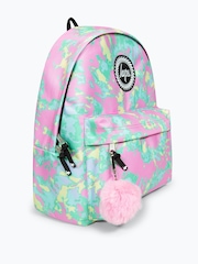 Hype. Kids Pink Pastel Tie Dye Backpack - Image 2 of 13