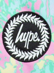 Hype. Kids Pink Pastel Tie Dye Backpack - Image 7 of 13