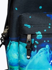 Hype. Unisex 3D Droplets Badge Black Backpack - Image 5 of 6