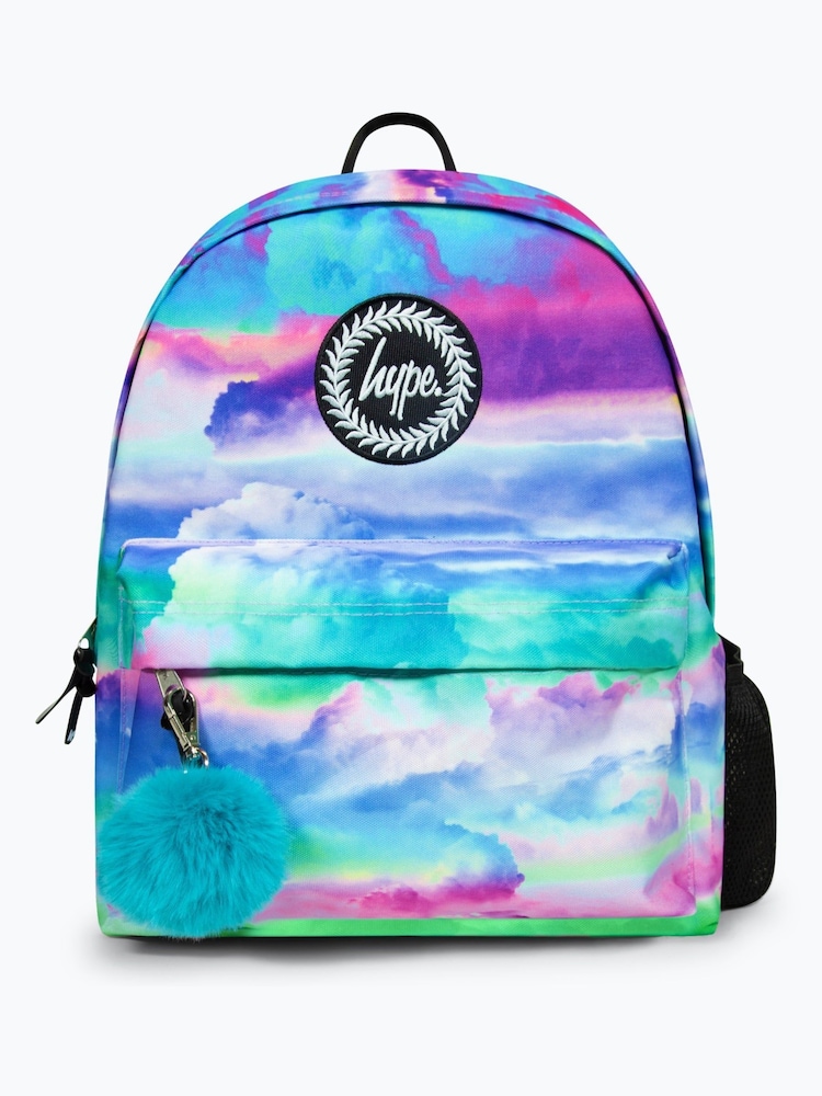 Hype. Kids Multi Cloud Hues White Backpack - Image 1 of 5