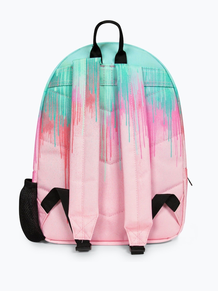 Hype. Kids Pink Pastel Drips Backpack - Image 2 of 12