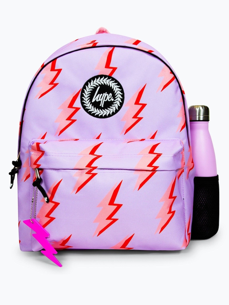 Hype. Kids Purple Lightning Backpack - Image 2 of 13 Hype. Kids Purple Lightning Backpack - Image 2 of 13