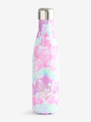 Hype. Unisex Pink Tie Dye Star Water Bottle - Image 1 of 5