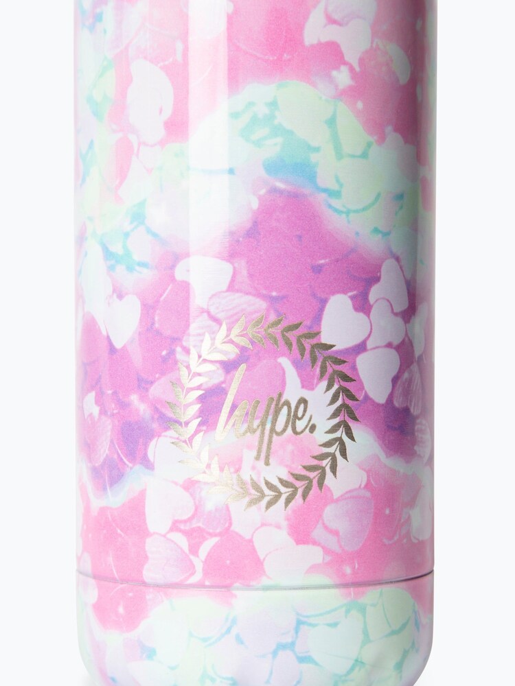 Hype. Unisex Pink Tie Dye Star Water Bottle - Image 5 of 5