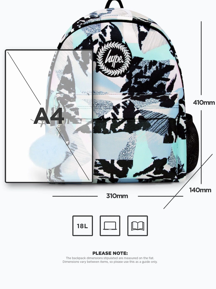 Hype. Multi Pastel Abstract Backpack - Image 13 of 13