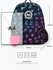 Hype. Scribble Hearts Pom Pom Backpack - Image 9 of 11