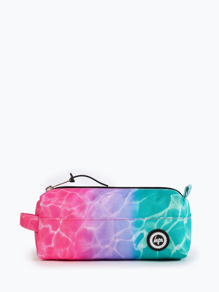 Hype. Unisex Purple Multi Pastel Pool Pencil Case - Image 1 of 5