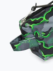 Hype. Unisex Green Glow Camo Pencil Case - Image 4 of 6