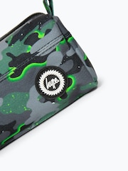 Hype. Unisex Green Glow Camo Pencil Case - Image 6 of 6
