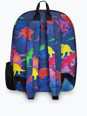Hype. Multi Space Dinosaurs Badge Backpack - Image 2 of 11
