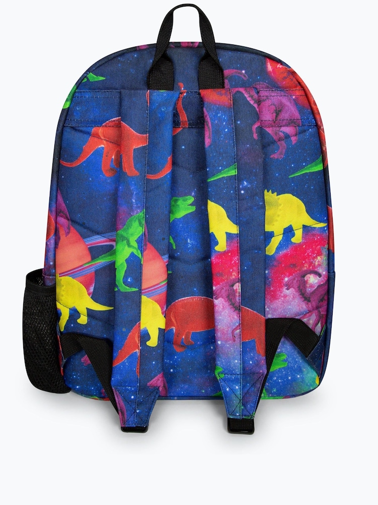 Hype. Multi Space Dinosaurs Badge Backpack - Image 2 of 11