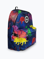 Hype. Multi Space Dinosaurs Badge Backpack - Image 3 of 11