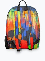 Hype Unisex Spray Paint Badge Black Backpack - Image 2 of 7