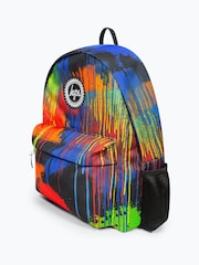 Hype Unisex Spray Paint Badge Black Backpack - Image 3 of 7