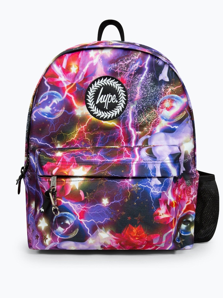 Hype. Unicorn Lightning Badge Backpack - Image 1 of 12