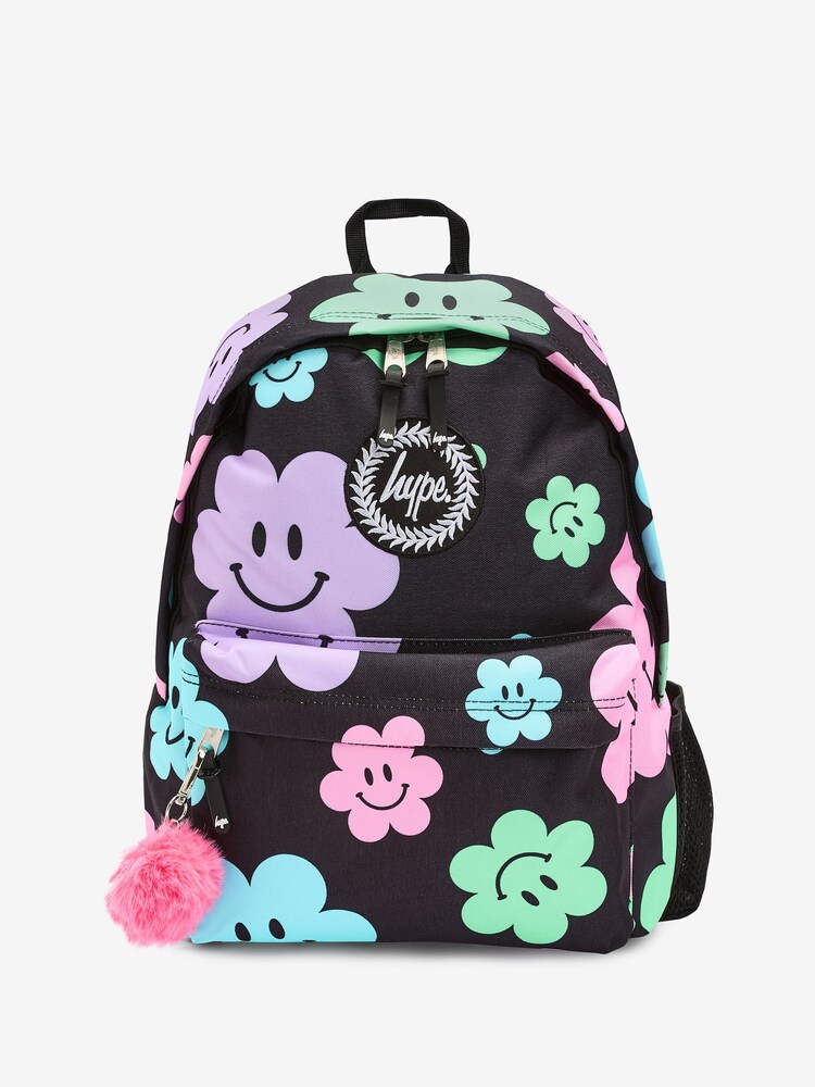 Hype. Happy Flowers Badge Backpack - Image 1 of 6