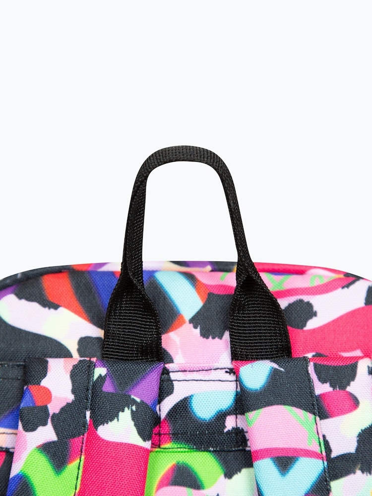 Hype. Unisex-Rucksack mit Prints und Aufnäher, Pink/Mehrfarbig - Bild 10 von 10