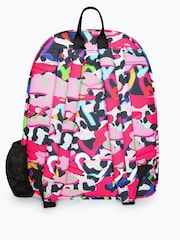Hype. Unisex-Rucksack mit Prints und Aufnäher, Pink/Mehrfarbig - Bild 2 von 11
