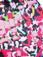 Hype. Unisex-Rucksack mit Prints und Aufnäher, Pink/Mehrfarbig - Bild 9 von 11