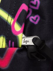Hype. Graffiti Hearts Pom Pom Badge Backpack - Image 4 of 6