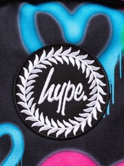 Hype. Graffiti Hearts Pom Pom Badge Backpack - Image 6 of 6