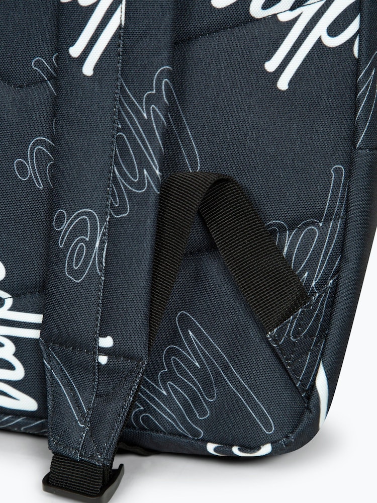 Hype. Rucsac Unisex Multi Script Badge Negru - Image 10 of 11