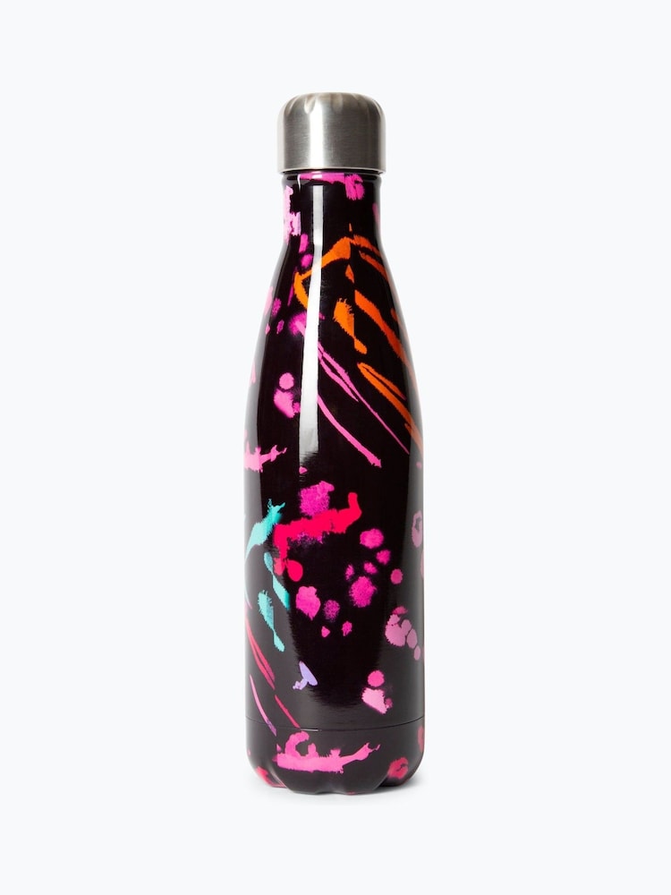 Hype. Unisex Scratches Black Water Bottle - Image 2 of 4
