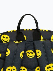 Hype. Unisex Smile Face Black Backpack - Image 10 of 10