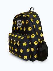 Hype. Unisex Smile Face Black Backpack - Image 4 of 10