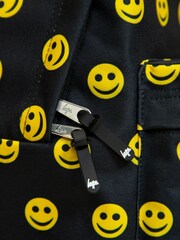 Hype. Unisex Smile Face Black Backpack - Image 7 of 10