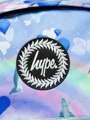 Hype. Multi Rainbow Dolphins Badge Backpack - Image 8 of 12