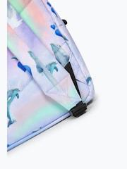 Hype. Multi Rainbow Dolphins Badge Backpack - Image 9 of 12