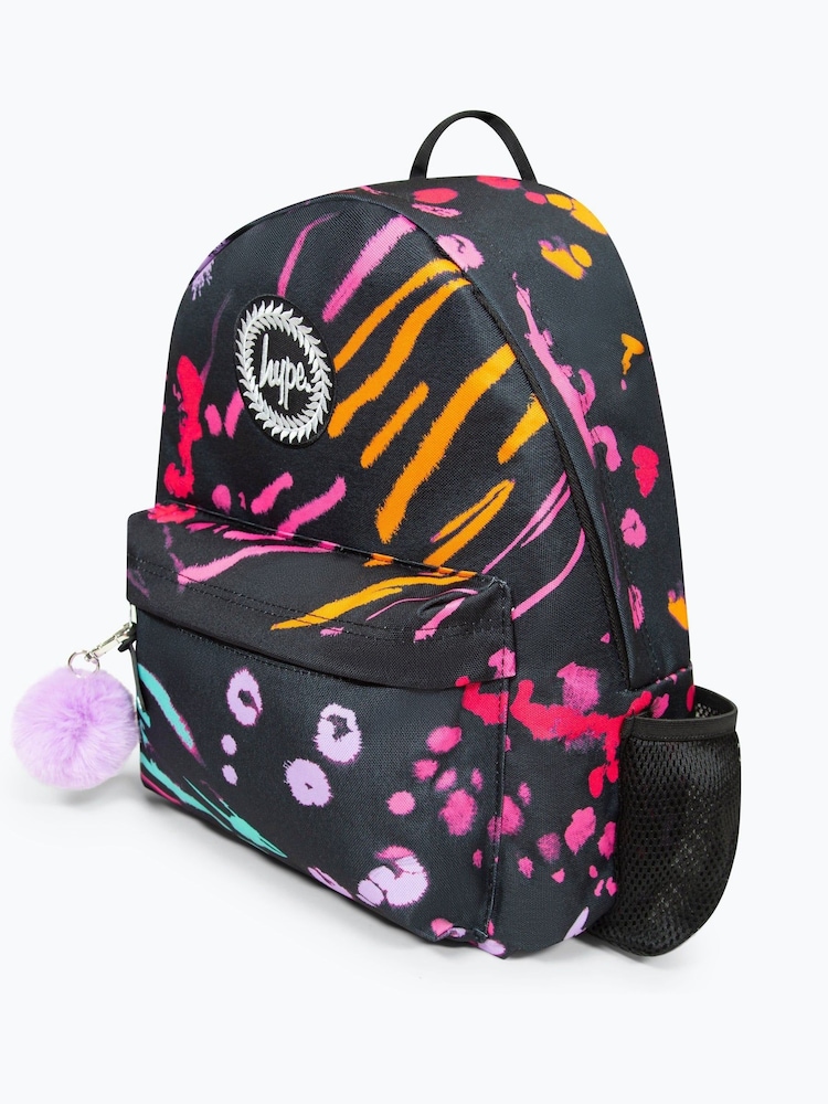 ‚Hype. Schwarzer Rucksack mit Tiermotiv - Bild 2 von 9