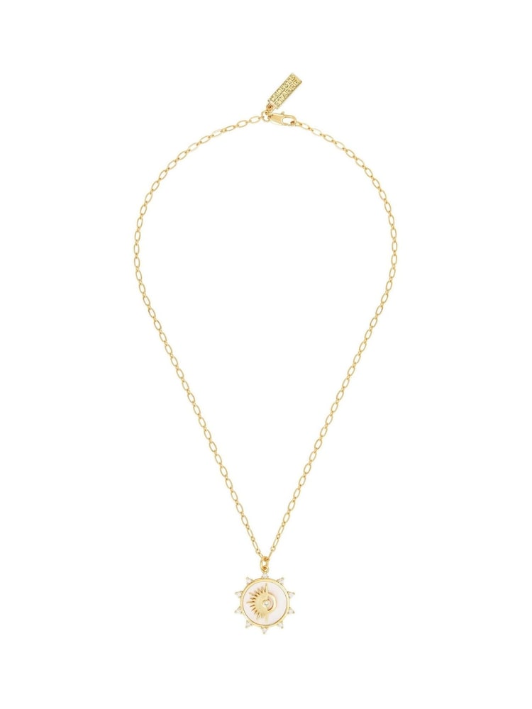 Celeste Starre Gold Tone I Am Healthy Necklace - Image 1 of 5