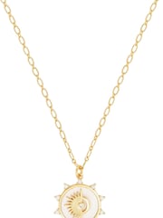 Celeste Starre Gold Tone I Am Healthy Necklace - Image 2 of 5