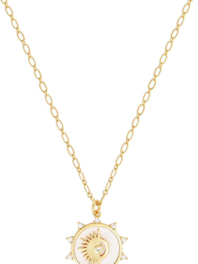 Celeste Starre Gold Tone I Am Healthy Necklace - Image 2 of 5