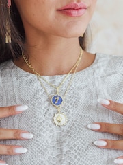 Celeste Starre Gold Tone I Am Healthy Necklace - Image 4 of 5