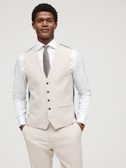 Neutral Regular Fit Motionflex Stretch Waistcoat - Image 1 of 8