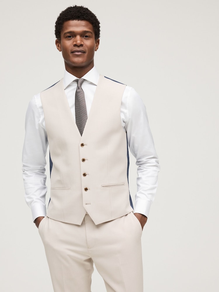 Neutral Regular Fit Motionflex Stretch Waistcoat - Image 1 of 8